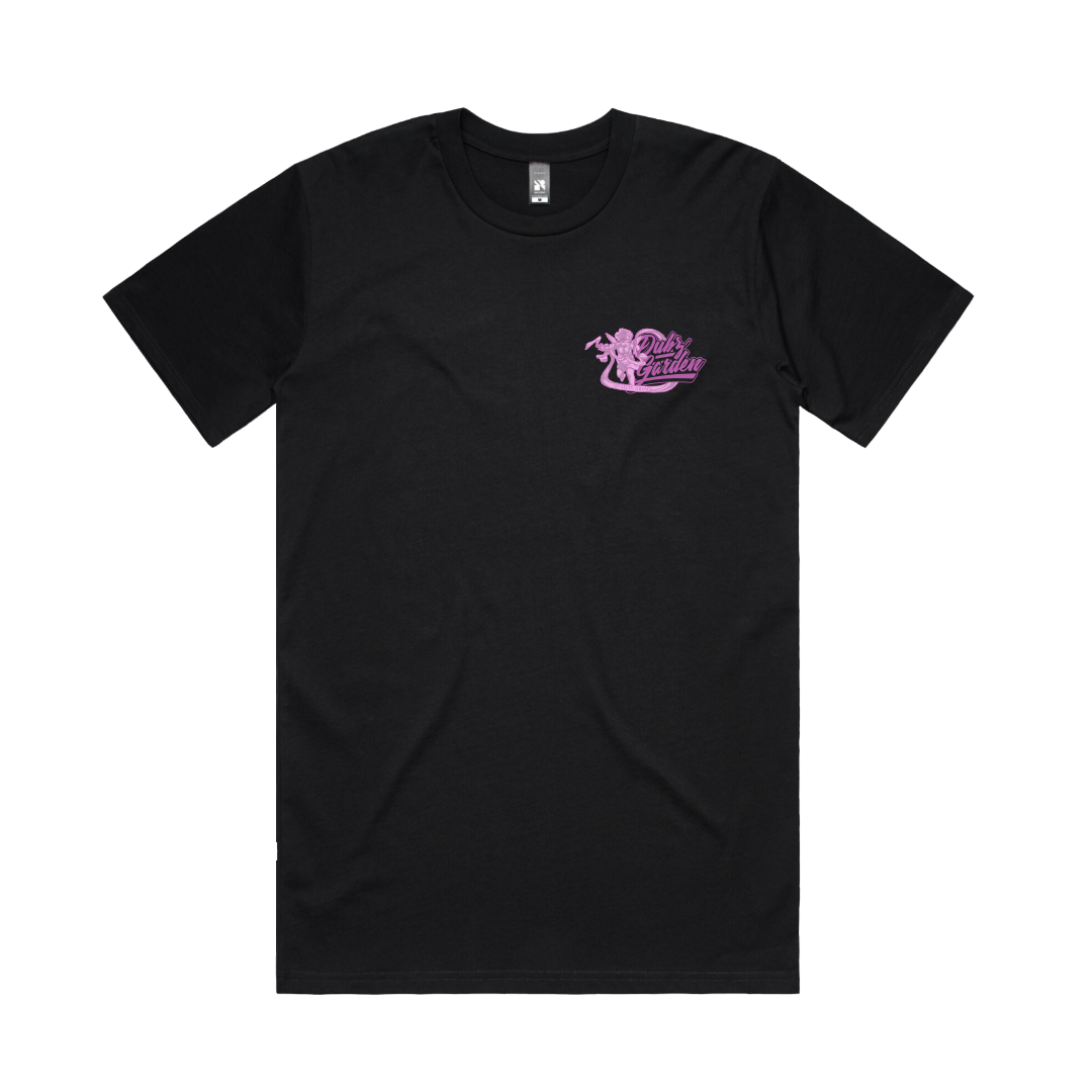 Dubz Garden - Cherub T-Shirt Black & Pink