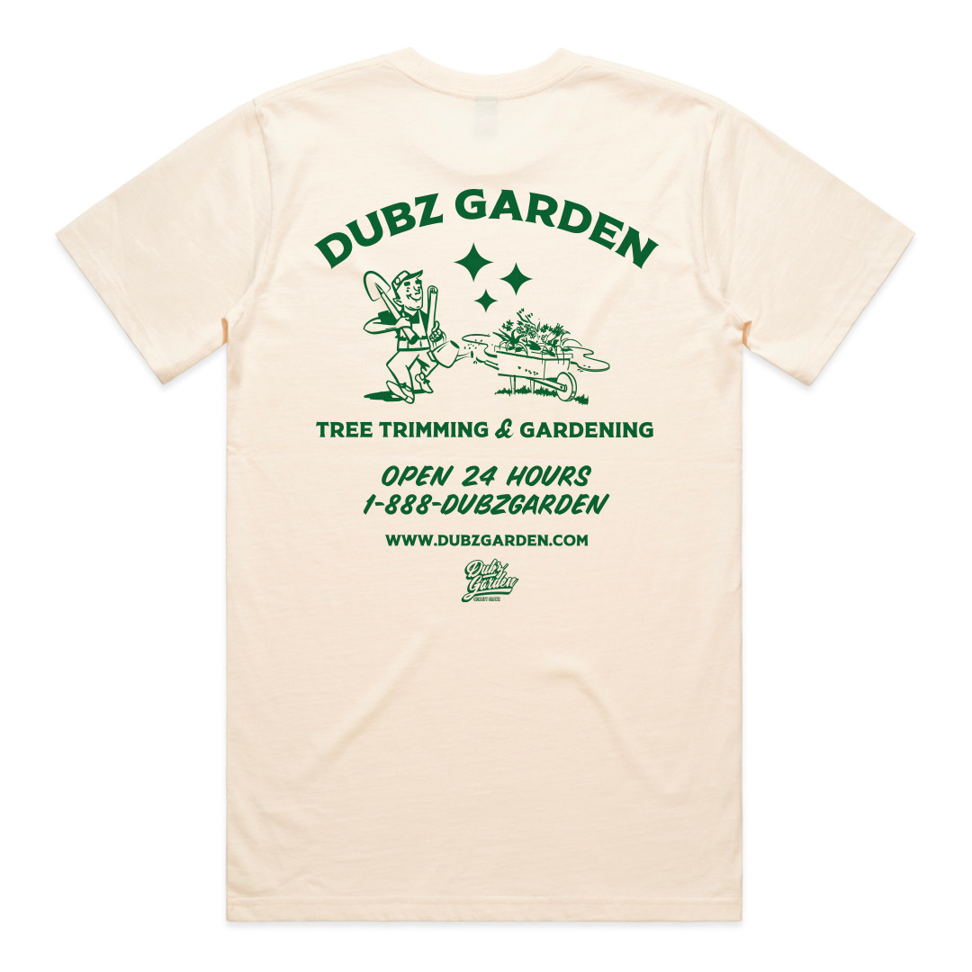 Dubz Garden - Tree Trimming & Gardening Service T-shirt Creme