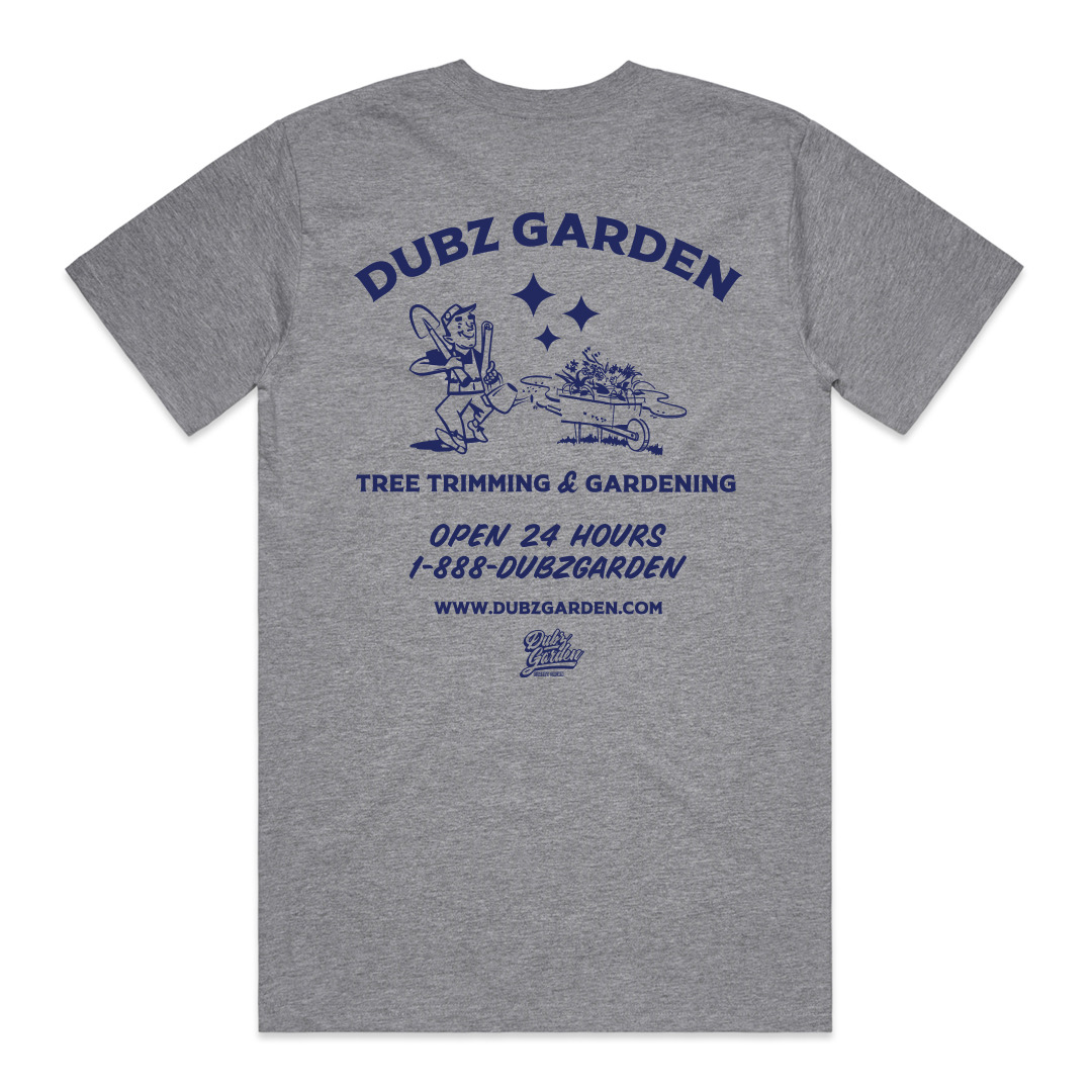 Dubz Garden - Tree Trimming & Gardening Service T-shirt Heather Grey