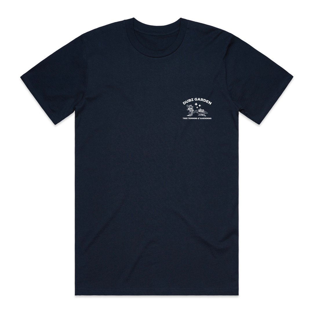 Dubz Garden - Tree Trimming & Gardening Service T-shirt Navy