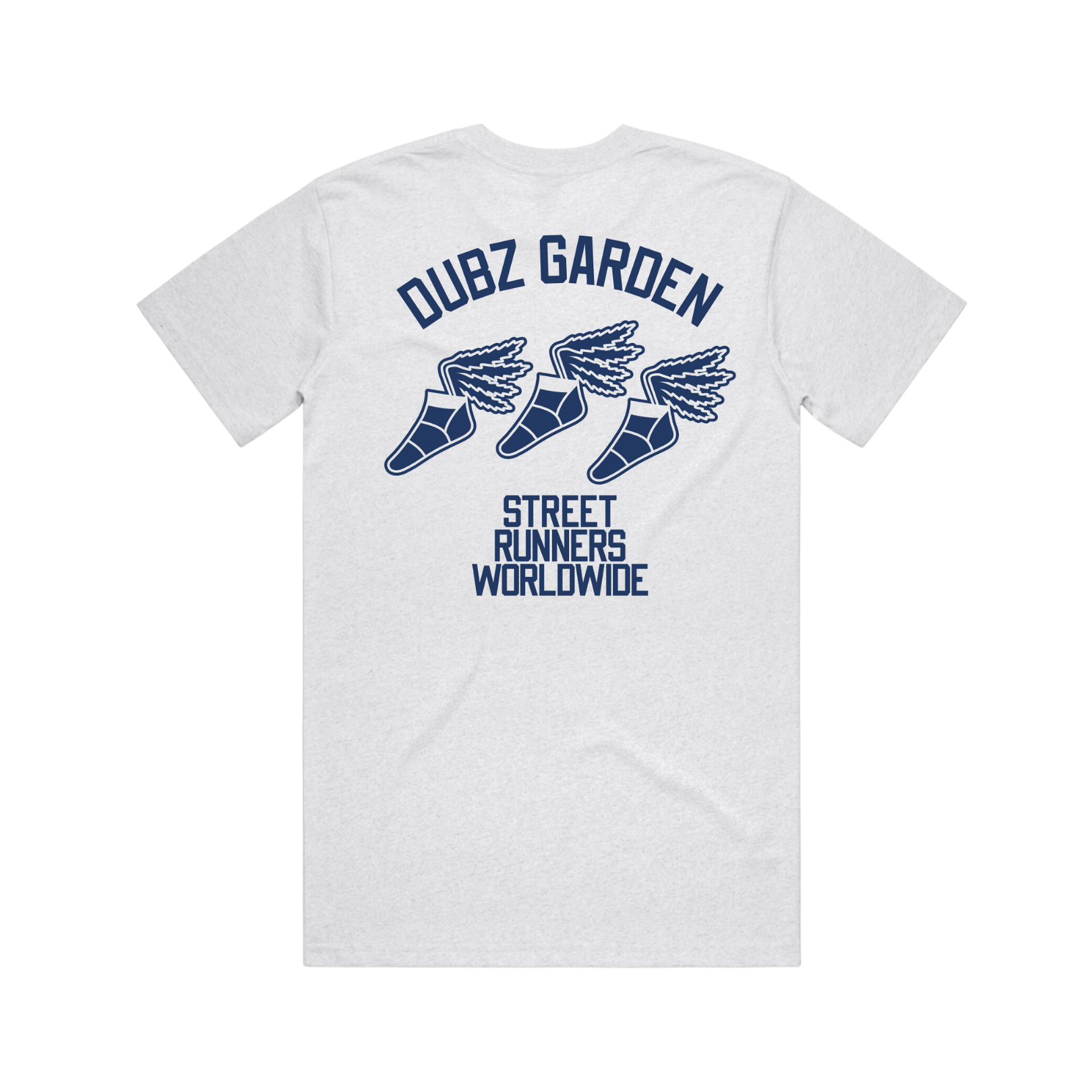 Dubz Garden Street Runners T-shirt- Heather Grey