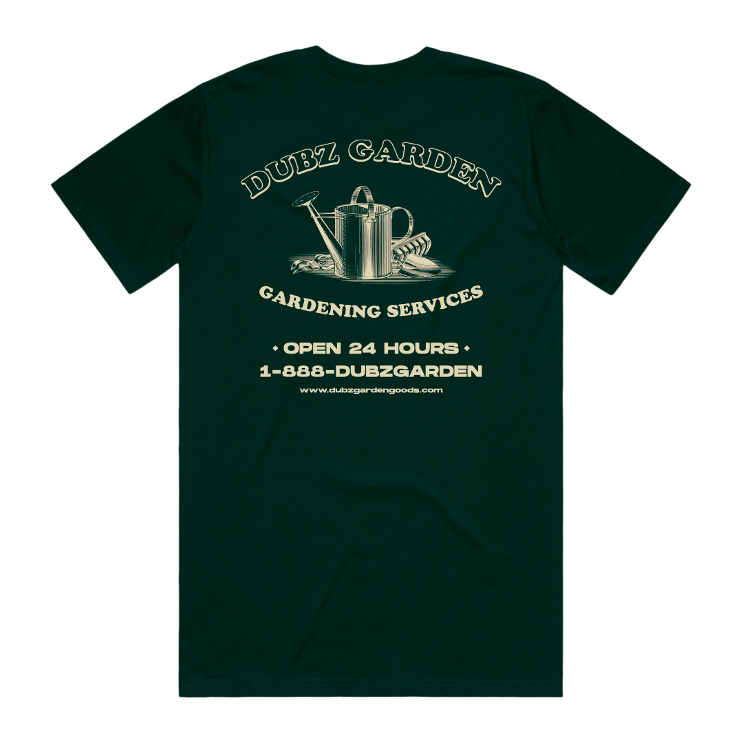 Dubz Garden Gardening Service T-shirt - Green